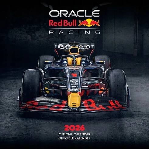 Red Bull Racing Formule 1 F1 - Oficiální kalendář 2026 + plakát Bonus