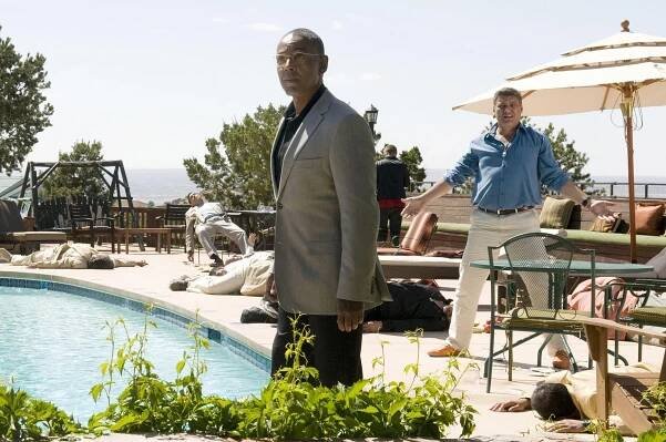 Giancarlo Esposito, Steven Bauer - Perníkový táta - Salut - Z natáčení