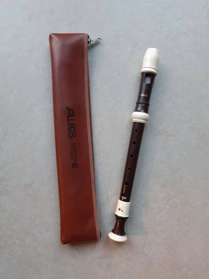 Zobcová flétna aulos soprano e 703BW - Hudební nástroje