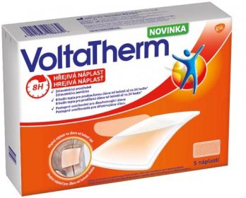 VoltaTherm hřejivá náplast na úlevu od bolesti zad 5 ks