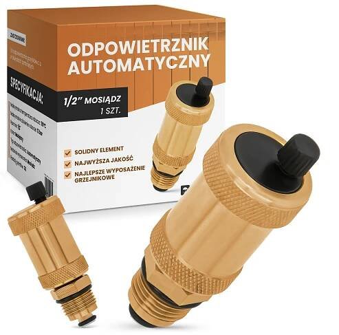 Odvzdušňovač radiátoru Automatický vertikální 1/2'' odvzdušňovací ventil