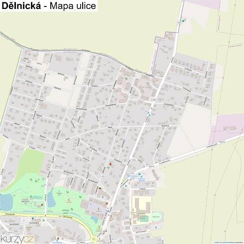 Dělnická - mapy | Kurzy.cz
