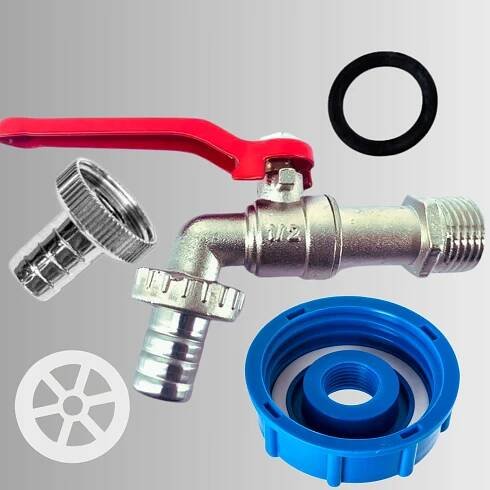 KOHOUT PRO MAUZER VENTIL PRO MAUZER 1000L NA HADICI 1/2’’ ČERPACÍ VENTIL KOHOUTEK Kód výrobce ZAWÓR MAUZERA KRAN MAUZER DO ZBIORNIKA