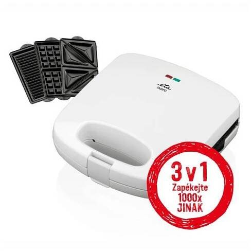 Sendvičovač ETA Tampo 4156 90000, 3 v 1 bílý