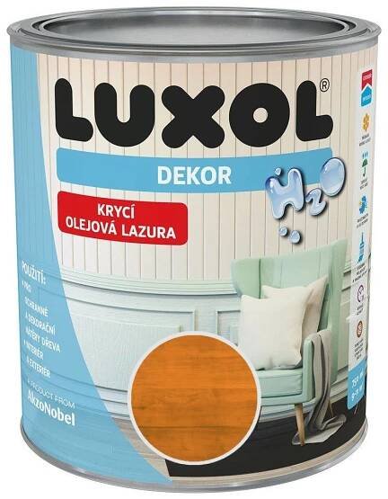 Luxol Dekor H2O Ochranná lazura na dřevo pinie; matná; 750 ml