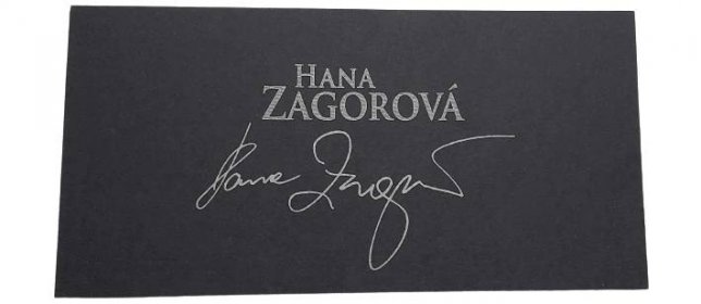 INTEREST Pamětní list v podobě bankovky Hana Zagorová - Série N0603