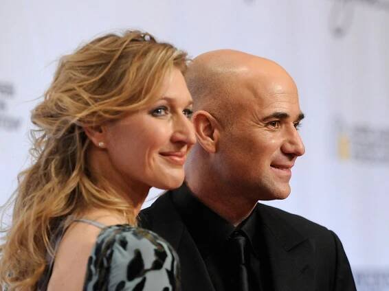 Andre Agassi and Steffi Graf celebrate milestone that's taken them away from Las Vegas family home