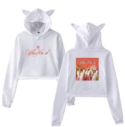 Twice With YOU-th Cropped Hoodie #1