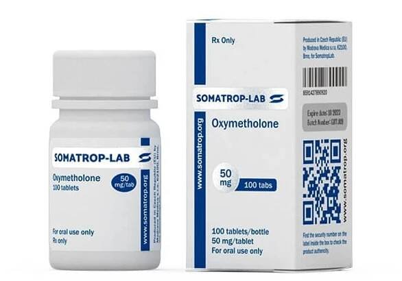 Oxymetholone 100tabs - 50 mg - Somatrop-Lab