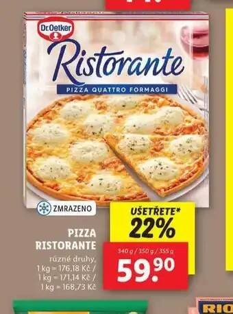 Lidl Pizza ristorante nabídka
