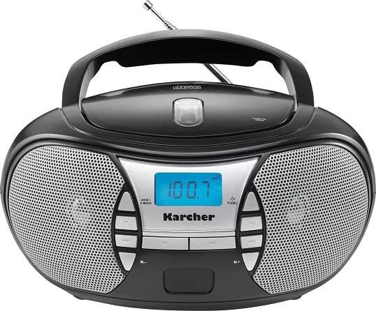 Karcher RR 5025 CD-rádio FM AUX, CD černá