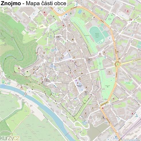 Znojmo - mapy | Kurzy.cz