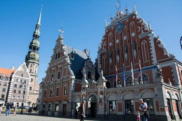 Předvánoční Riga Lotyšsko