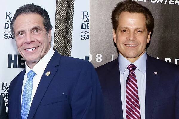 Andrew Cuomo and Anthony Scaramucci