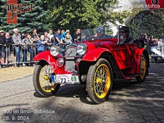 100 let Brno–Soběšice 2024 objektivem Františka Hořice – Veteran Automoto Club Brno