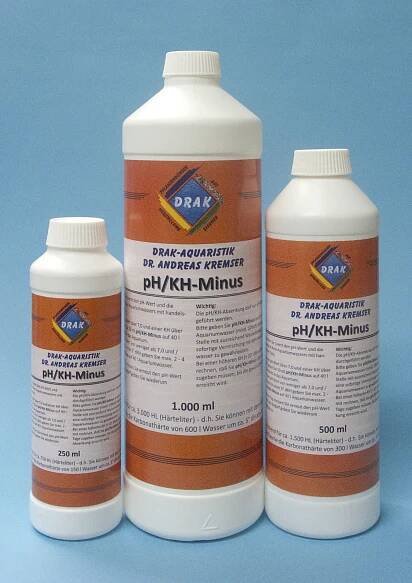 DRAK pH/KH-Minus bottles
