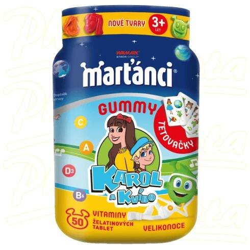 Marťánci Gummy Karol&Kvído Velikonoce tbl.50