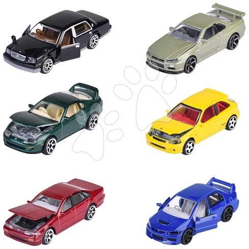 Autíčko Japan Series Premium Cars Majorette kovové s odpružením 7,5 cm dĺžka 6 rôznych druhov MJ2051029