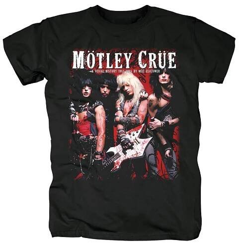 Free shipping Motley Crue vintage rock heavy metal band tour T shirtin