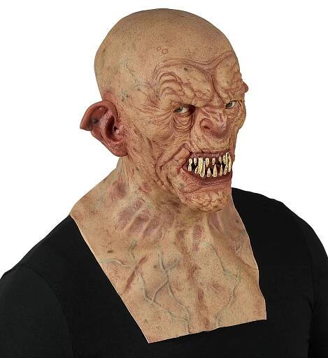 Celohlavová maska zombie s nákrčníkem | 4lol.cz
