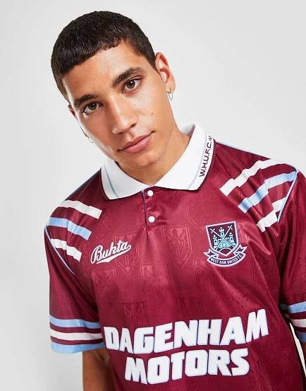 Score Draw West Ham United '92 Retro Home Shirt