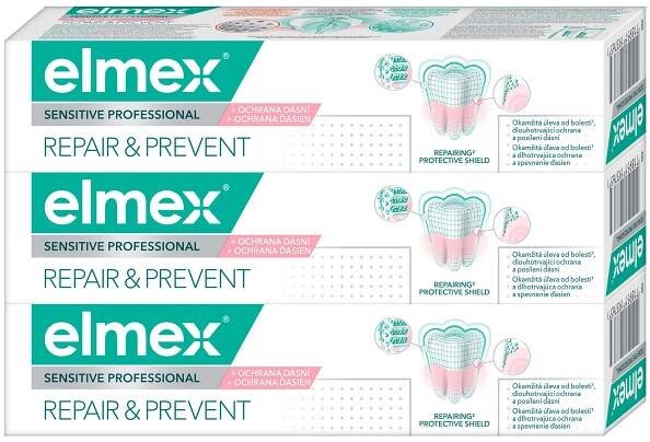 ELMEX Sensitive Professional Repair & Prevent 3 x 75 ml