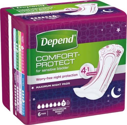 Depend Inkontinenční vložky Maximum 6 ks