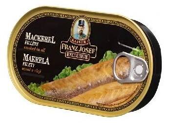 Franz Josef Kaiser Makrela filety uzené v oleji 170g
