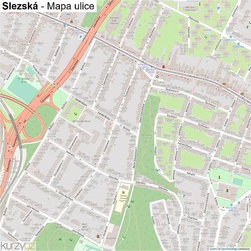Slezská - mapy | Kurzy.cz