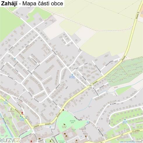 Zahájí - mapy | Kurzy.cz