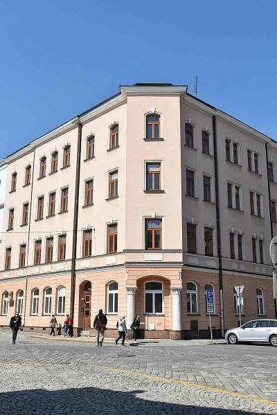Bývalé vysokoškolské koleje Marie Kudeříkové v Kateřinské ulici v Olomouci
