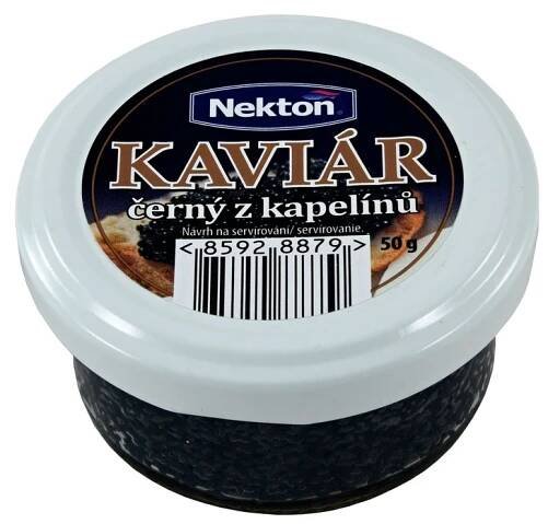NEKTON Kaviár černý z kapelínů chlaz.