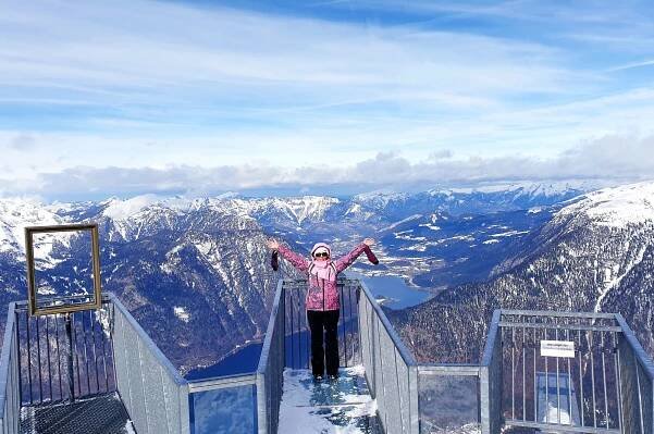 Dachstein Krippenstein – snowshoeing in the Alps next to Hallstatt