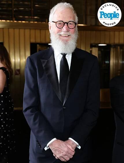 David Letterman attends SNL50: The Anniversary Special on February 16, 2025 in New York City. 