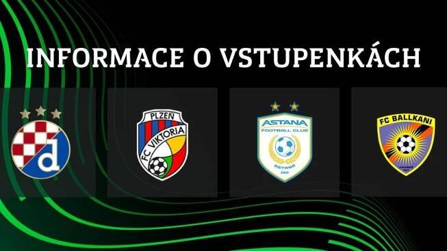 Plzeň zveřejnila ceny vstupenek na Evropskou konferenční ligu, na všechny zápasy už od 900 korun!