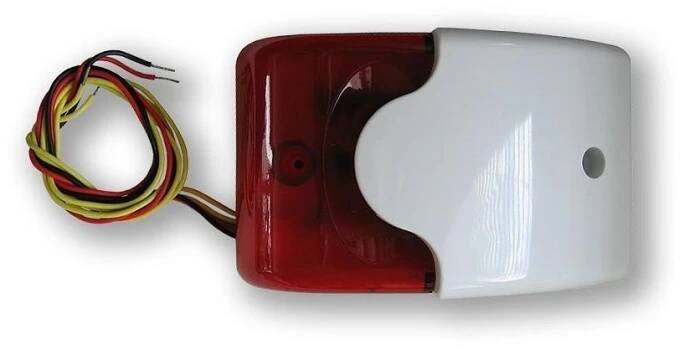 SA 913TF 110dB, bílý plast, blikač + tamper