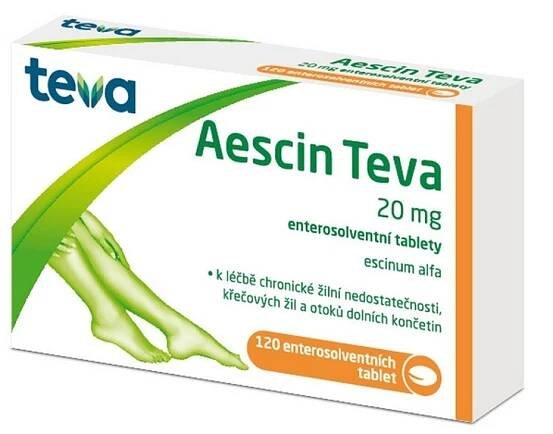 Teva Aescin 20 mg 120 tablet