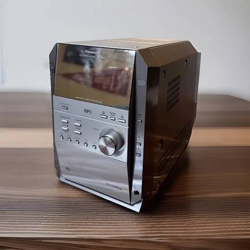 Panasonic SA-PM19 Stereo AM/FM 5-CD Changer Cassette MP3 Player Receiver ONLY