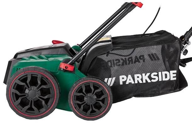 Elektrický vertikutátor a provzdušňovač trávníku PLV 1500 C2