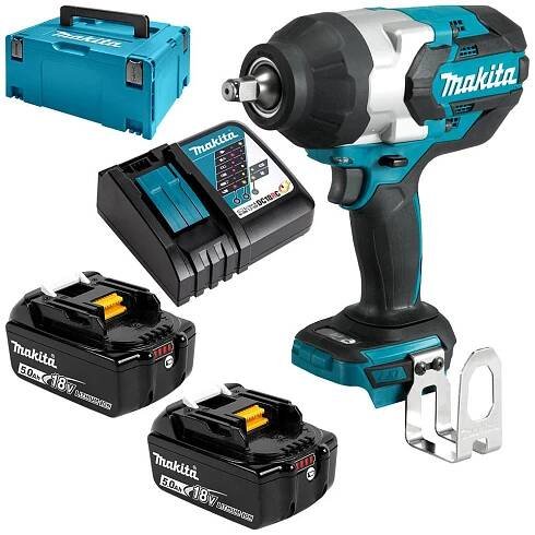 Makita Aku rázový utahovák DTW1002RTJ, 18V 5,0Ah 1000Nm