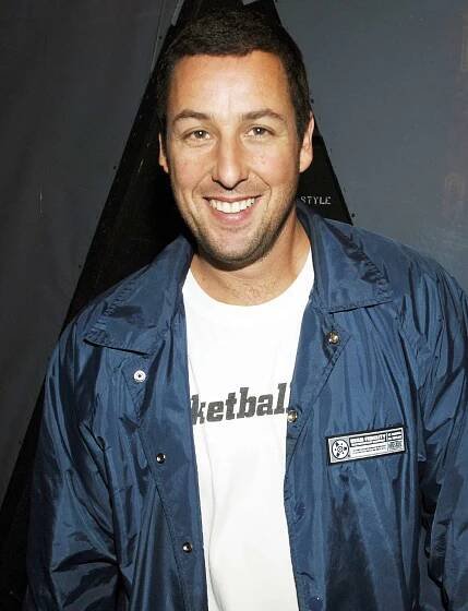 Adam Sandler during Chris Rock and Adam Sandler Visit BET's 