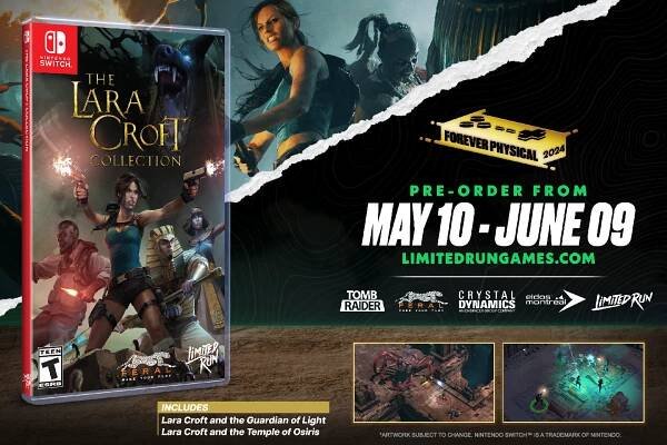 Limited Run Games Announces Physical Edition for The Lara Croft Collection on Nintendo Switch