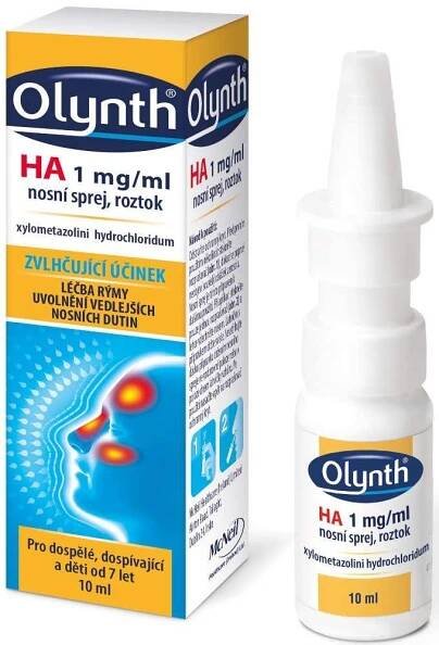 Olynth Nosní sprej HA 1mg/ml roztok 10ml