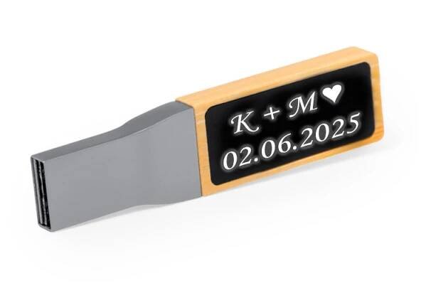 USB flash disk USB flash disk 16 GB podsvícený Wood
