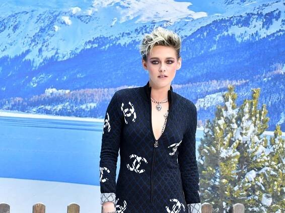 Kristen Stewart wears a logo jumpsuit to sit front row at Karl Lagerfeld's final Chanel show