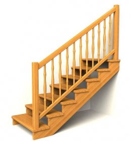 drevene schodiste schody IIA1
