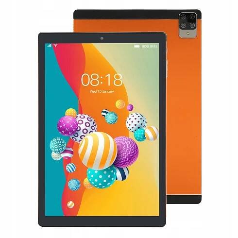 TABLET 10,1PALCE 6GB 128GB 8800MAH 1960X1080 5G ANDROID12 WIFI ORANŽOVÝ
