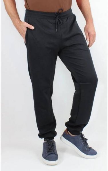 Pánské prodloužené tepláky WIDE black