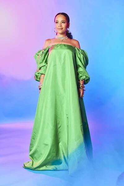 Bianca Lawson (/name/nm0493161) at The IMDb Portrait Studio at the 2022 Film Independent Spirit Awards