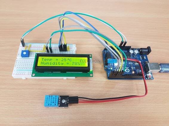 DHT11 Humidity Sensor on Arduino